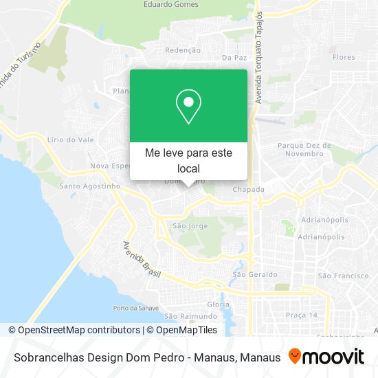 Sobrancelhas Design Dom Pedro - Manaus mapa