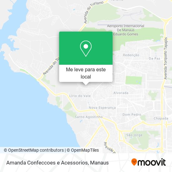 Amanda Confeccoes e Acessorios mapa