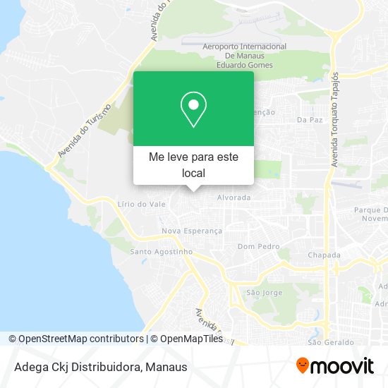 Adega Ckj Distribuidora mapa