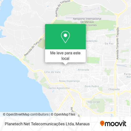 Planetech Net Telecomunicações Ltda mapa