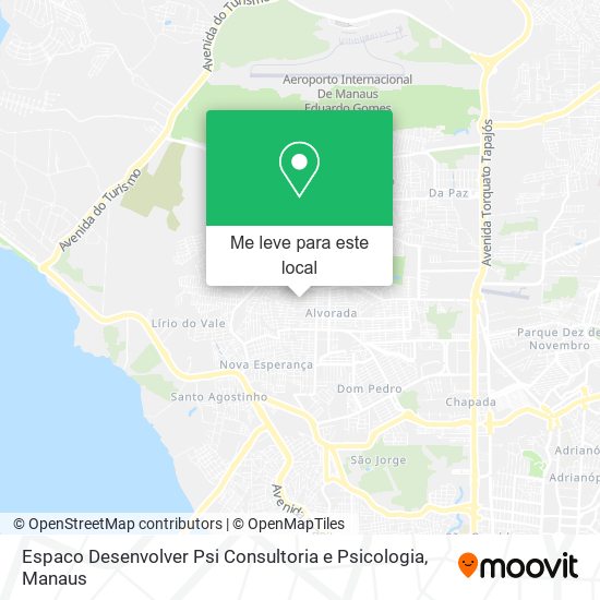 Espaco Desenvolver Psi Consultoria e Psicologia mapa