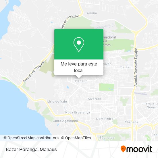 Bazar Poranga mapa