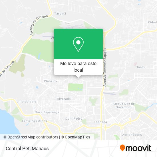 Central Pet mapa