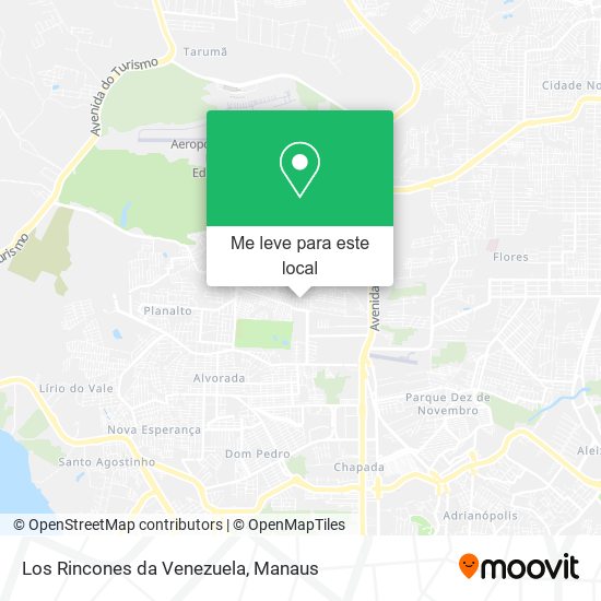 Los Rincones da Venezuela mapa