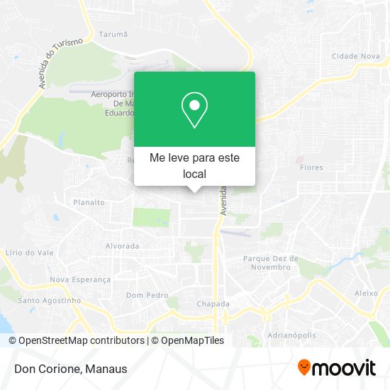 Don Corione mapa
