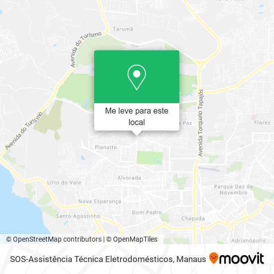 SOS-Assistência Técnica Eletrodomésticos mapa