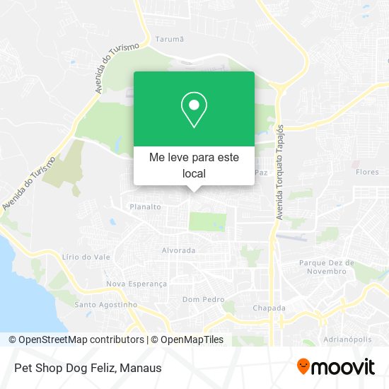 Pet Shop Dog Feliz mapa