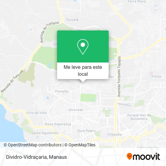 Dividro-Vidraçaria mapa