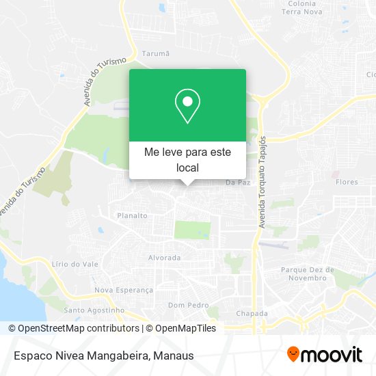 Espaco Nivea Mangabeira mapa