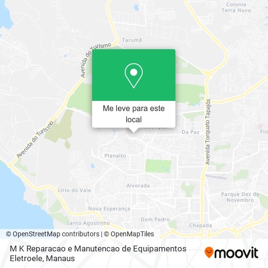 M K Reparacao e Manutencao de Equipamentos Eletroele mapa