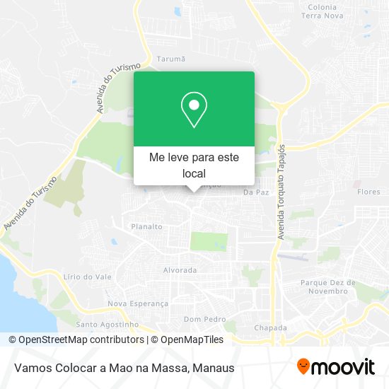 Vamos Colocar a Mao na Massa mapa