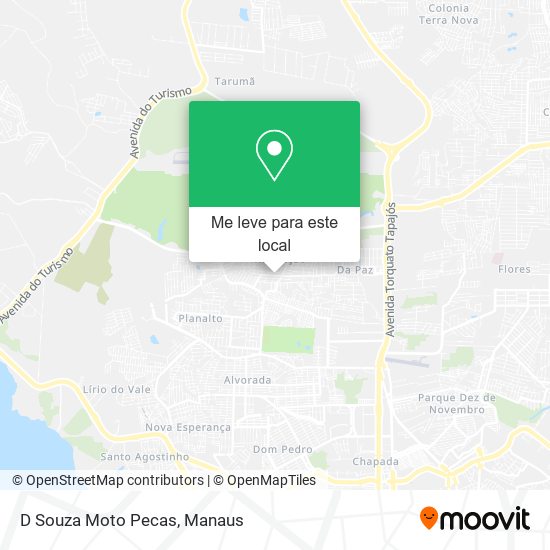 D Souza Moto Pecas mapa
