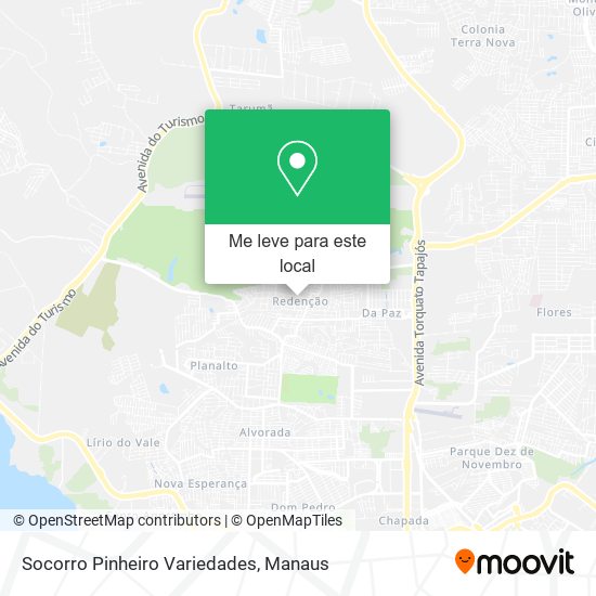 Socorro Pinheiro Variedades mapa