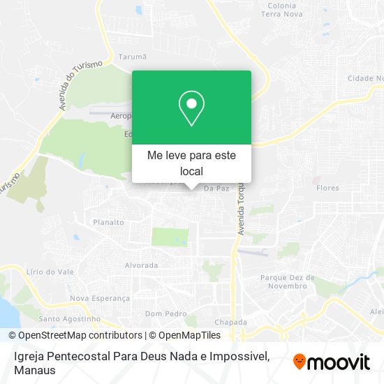 Igreja Pentecostal Para Deus Nada e Impossivel mapa