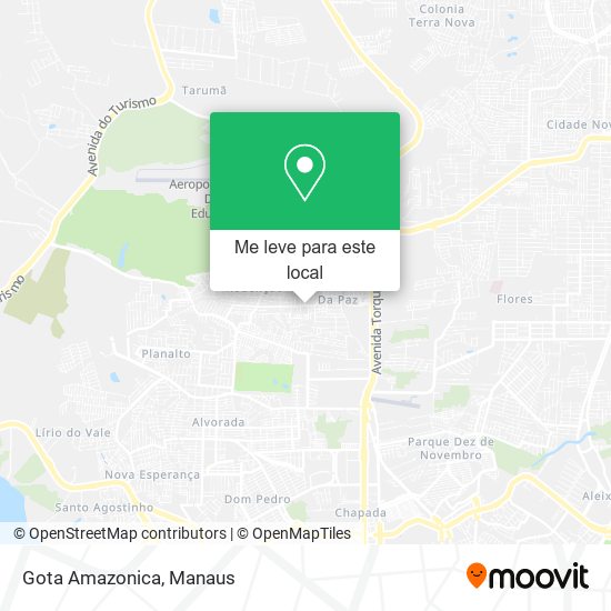Gota Amazonica mapa