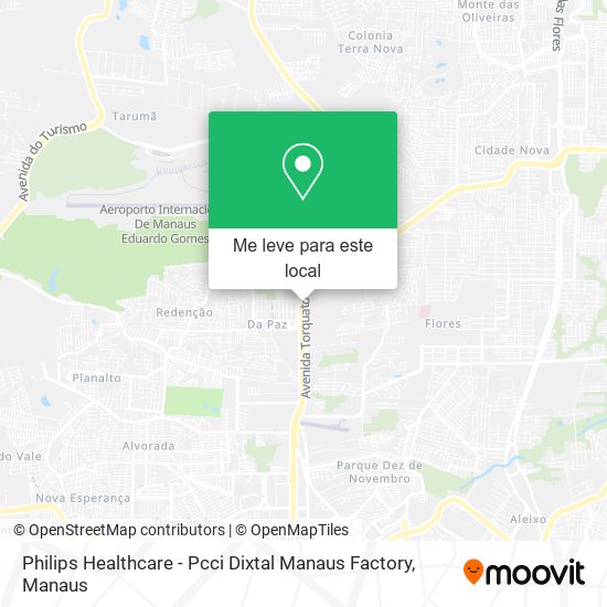 Philips Healthcare - Pcci Dixtal Manaus Factory mapa