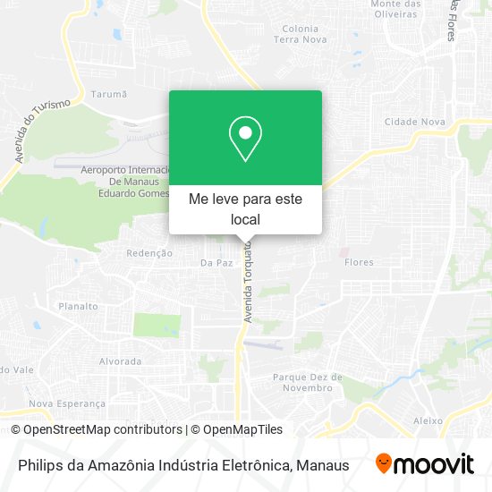 Philips da Amazônia Indústria Eletrônica mapa