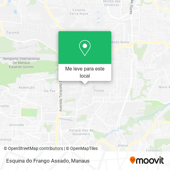 Esquina do Frango Assado mapa