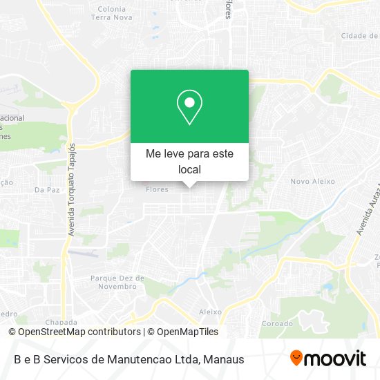 B e B Servicos de Manutencao Ltda mapa