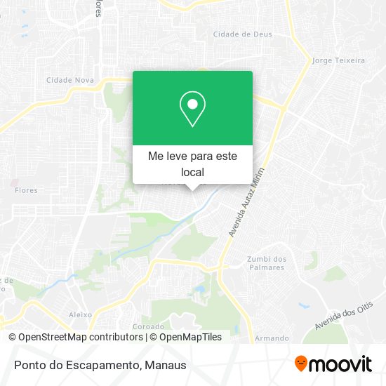 Ponto do Escapamento mapa