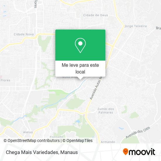 Chega Mais Variedades mapa