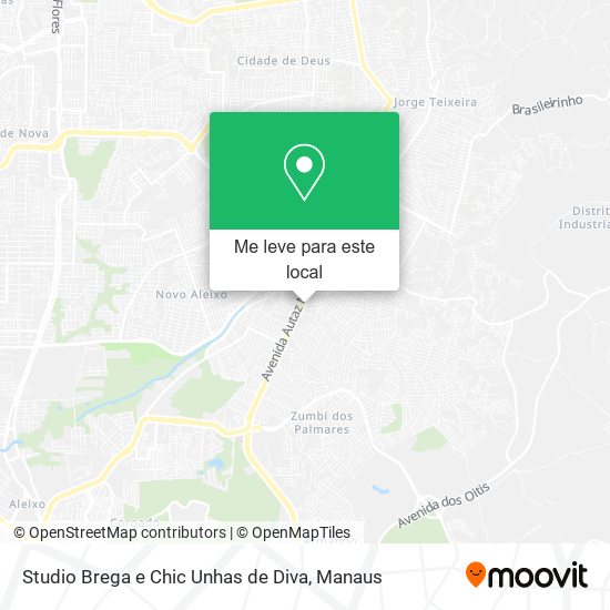Studio Brega e Chic Unhas de Diva mapa