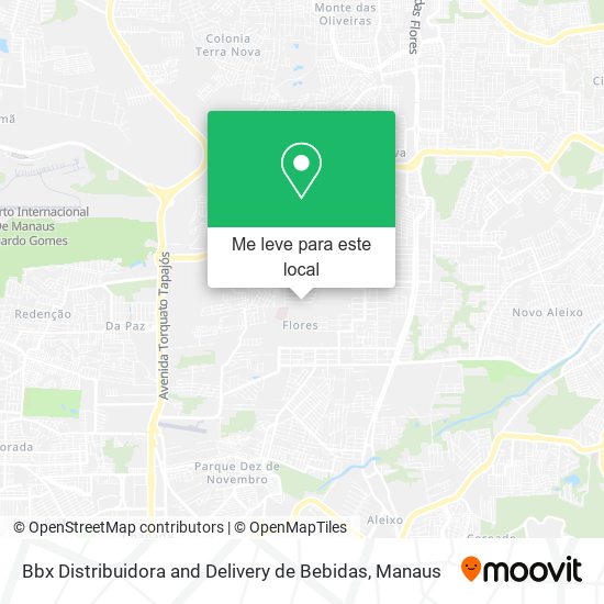 Bbx Distribuidora and Delivery de Bebidas mapa