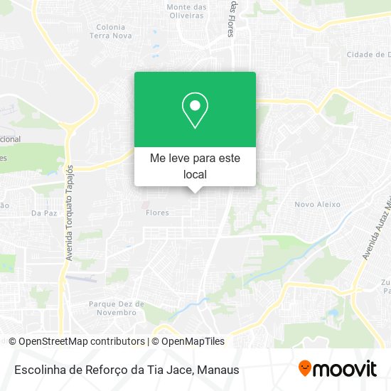 Escolinha de Reforço da Tia Jace mapa