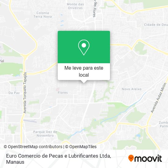 Euro Comercio de Pecas e Lubrificantes Ltda mapa