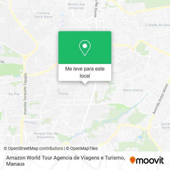 Amazon World Tour Agencia de Viagens e Turismo mapa