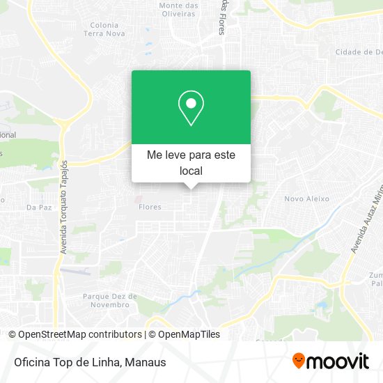 Oficina Top de Linha mapa