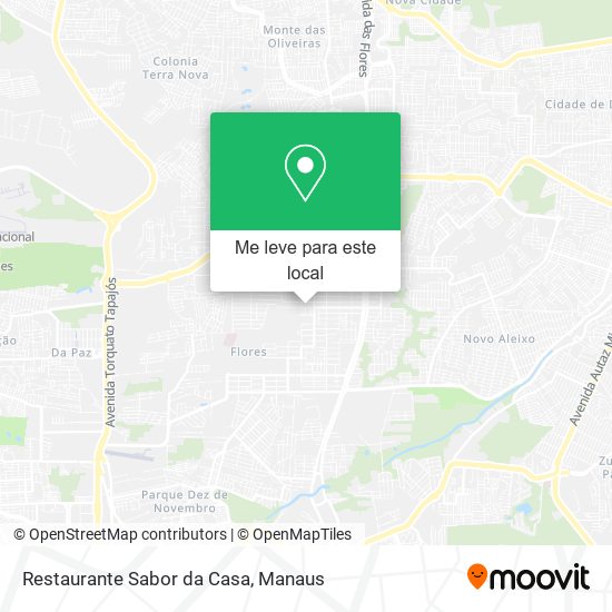 Restaurante Sabor da Casa mapa