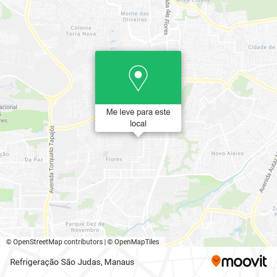 Refrigeração São Judas mapa