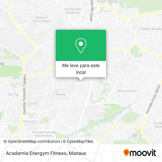 Academia Energym Fitness mapa