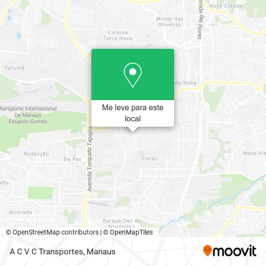 A C V C Transportes mapa