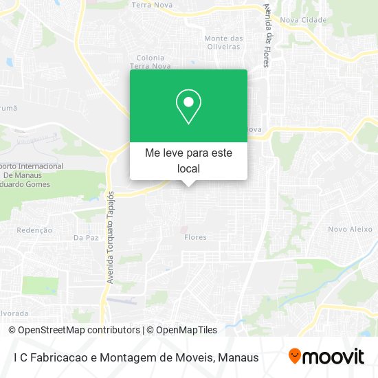 I C Fabricacao e Montagem de Moveis mapa