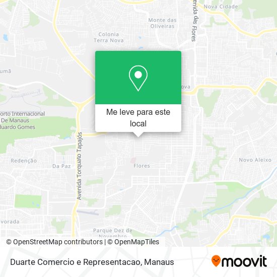 Duarte Comercio e Representacao mapa