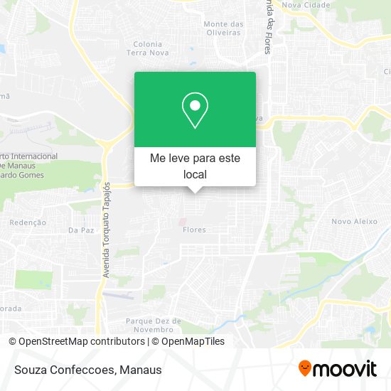 Souza Confeccoes mapa