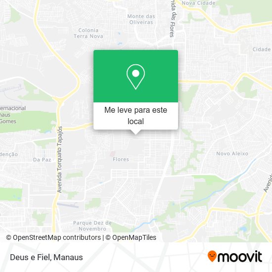 Deus e Fiel mapa