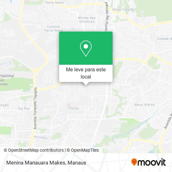 Menina Manauara Makes mapa