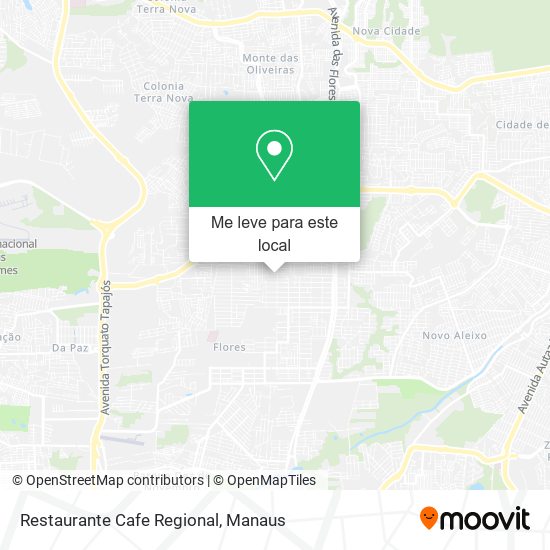 Restaurante Cafe Regional mapa