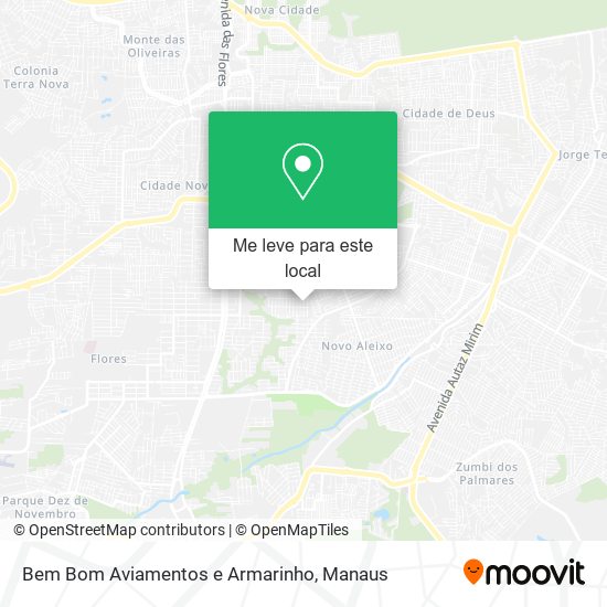 Bem Bom Aviamentos e Armarinho mapa