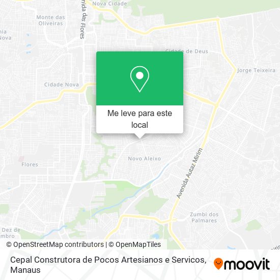 Cepal Construtora de Pocos Artesianos e Servicos mapa