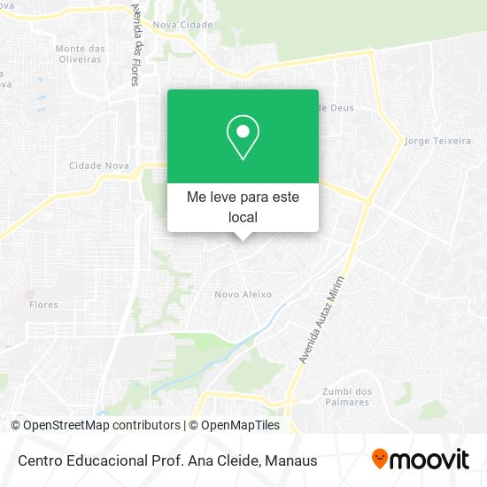 Centro Educacional Prof. Ana Cleide mapa