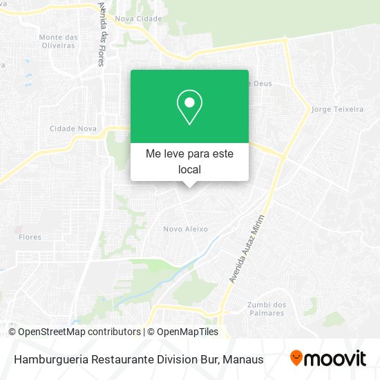 Hamburgueria Restaurante Division Bur mapa