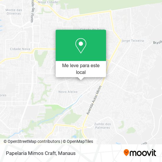 Papelaria Mimos Craft mapa