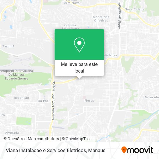 Viana Instalacao e Servicos Eletricos mapa