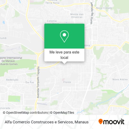 Alfa Comercio Construcoes e Servicos mapa