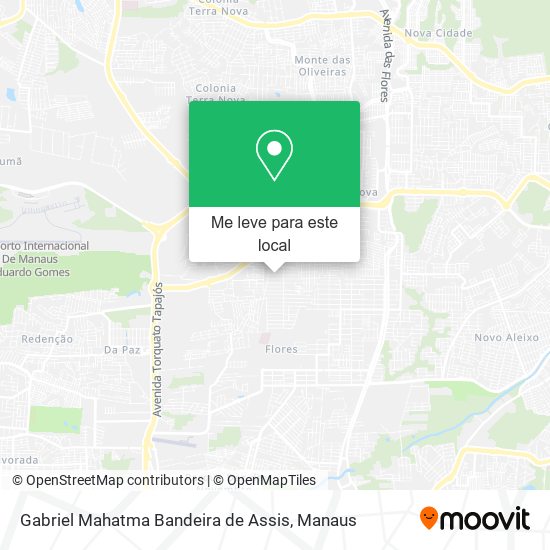 Gabriel Mahatma Bandeira de Assis mapa