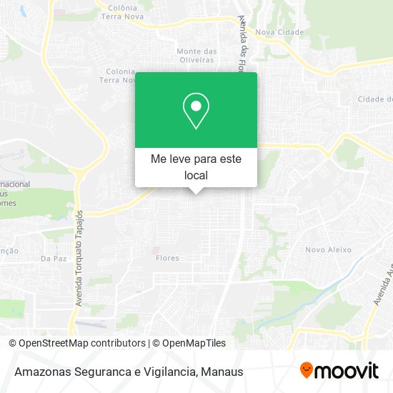 Amazonas Seguranca e Vigilancia mapa